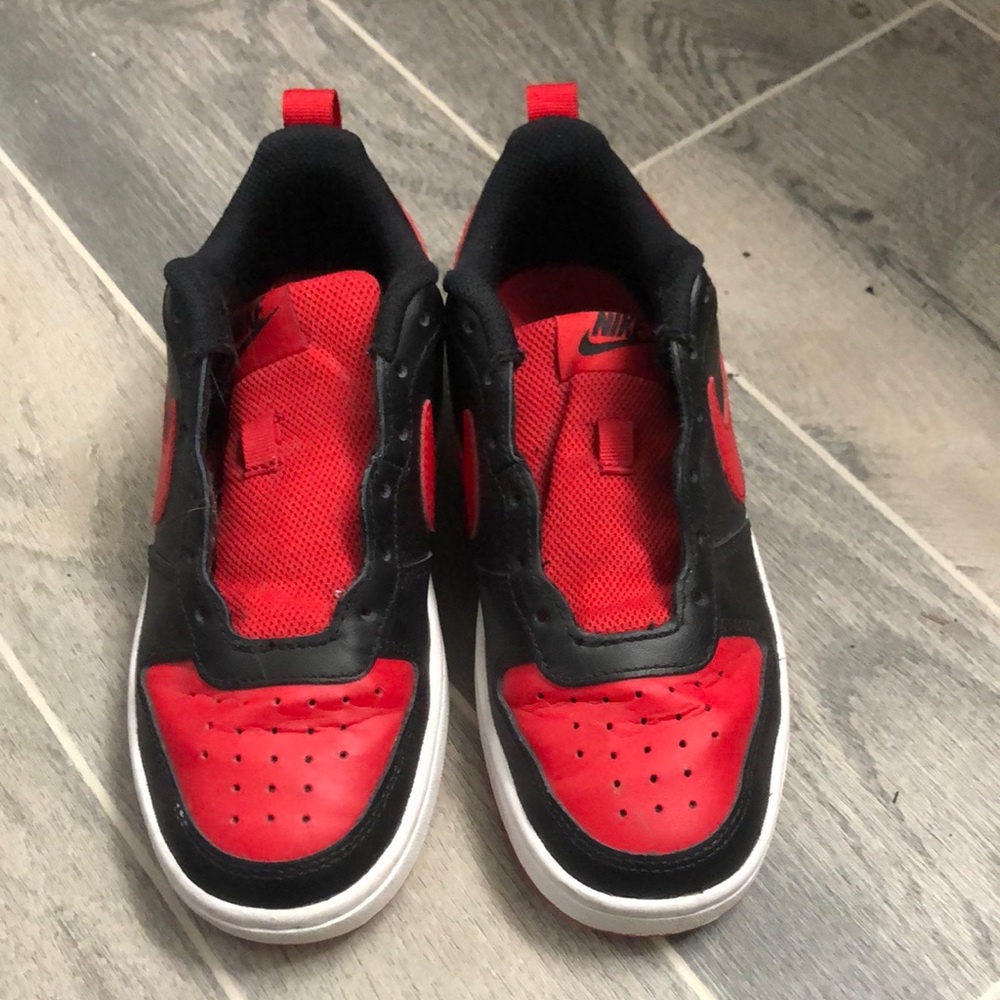 Nike Red and Black Sneakers